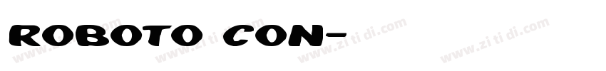 Roboto Con字体转换